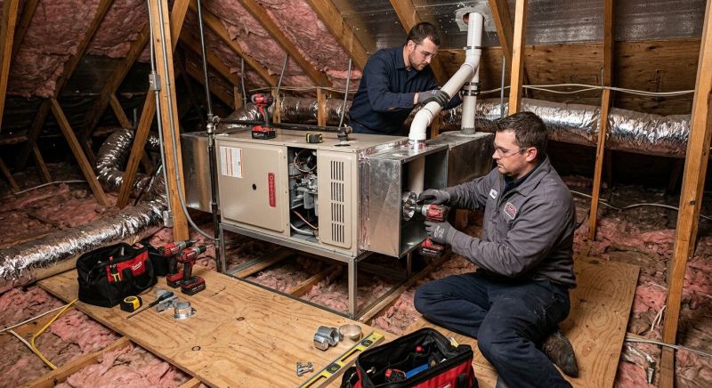 Attic Furnace Installation in Monmouth County, NJ