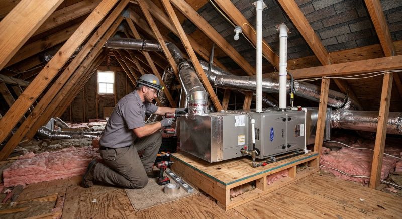 Attic HVAC Installation in Kansas City, MO