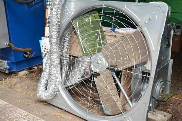 House Attic Fan Installation