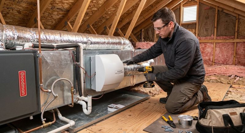 Attic Humidifier Installation in Annapolis, MD