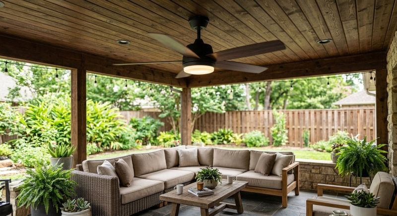Gazebo Fan Installation in Wilmington, NC